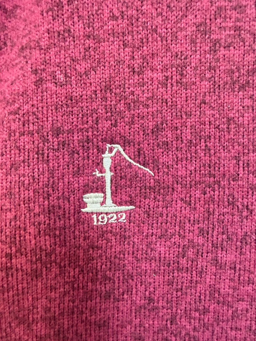 PETER MILLAR FULL ZIP VEST MAROON Size Large - Picture 4 of 9